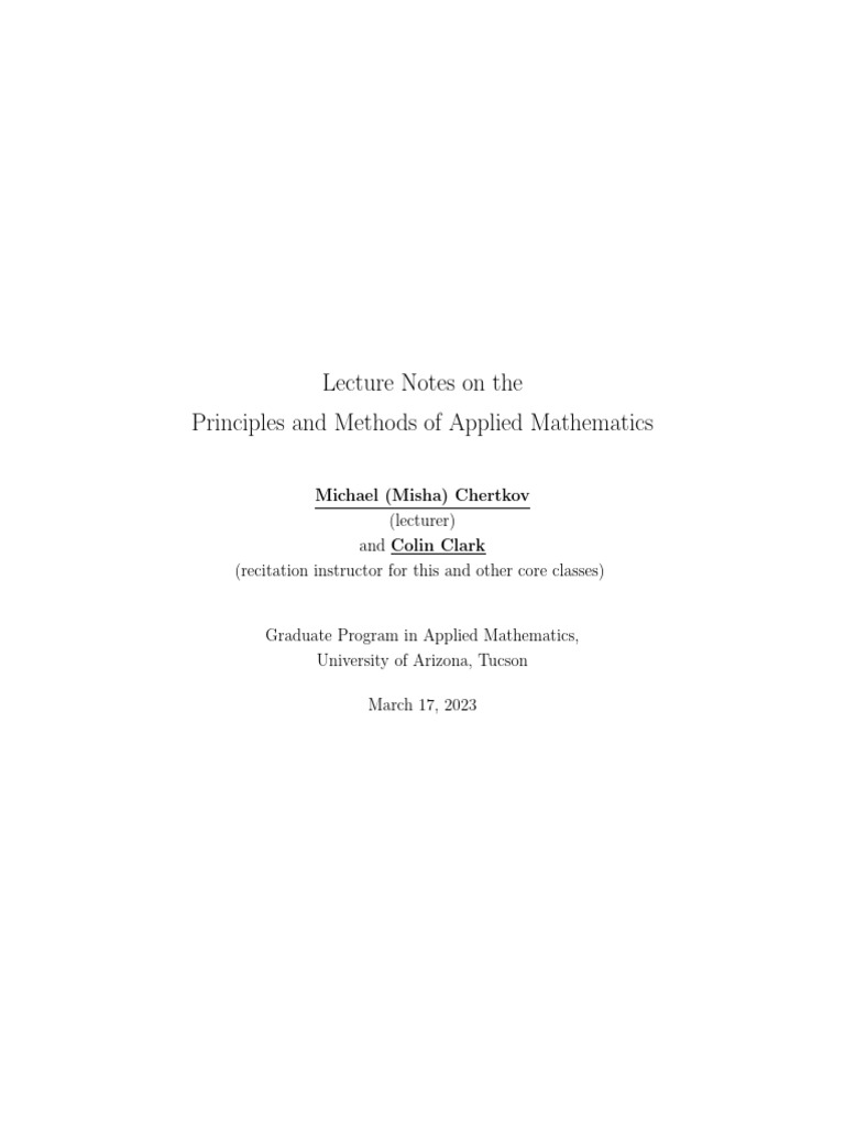 Lectures On AM | PDF | Ordinary Differential Equation | Complex Number
