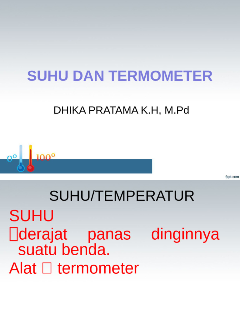 Skala Suhu dan Termometer Cair | PDF