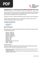 Cyprus Driving License Application Guide | PDF | Driver's License ...