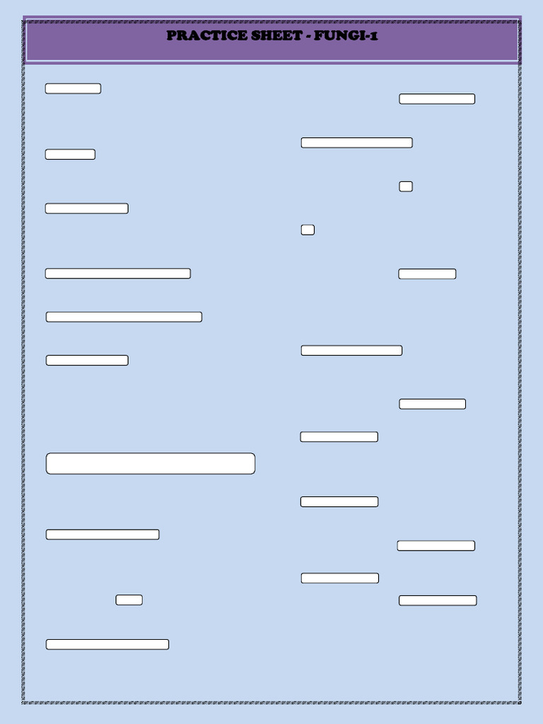 Fungi Part 2 With Answer - 14411486 - 2024 - 07 - 28 - 00 - 56 | PDF ...