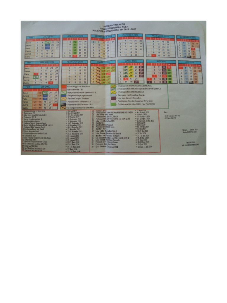 Kalender Pendidikan | PDF