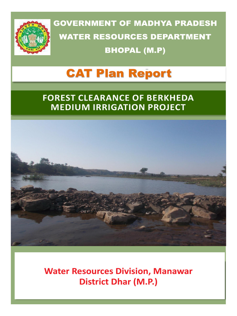 Barkheda Irrigation Project CAT Plan | PDF | Drainage Basin | Erosion