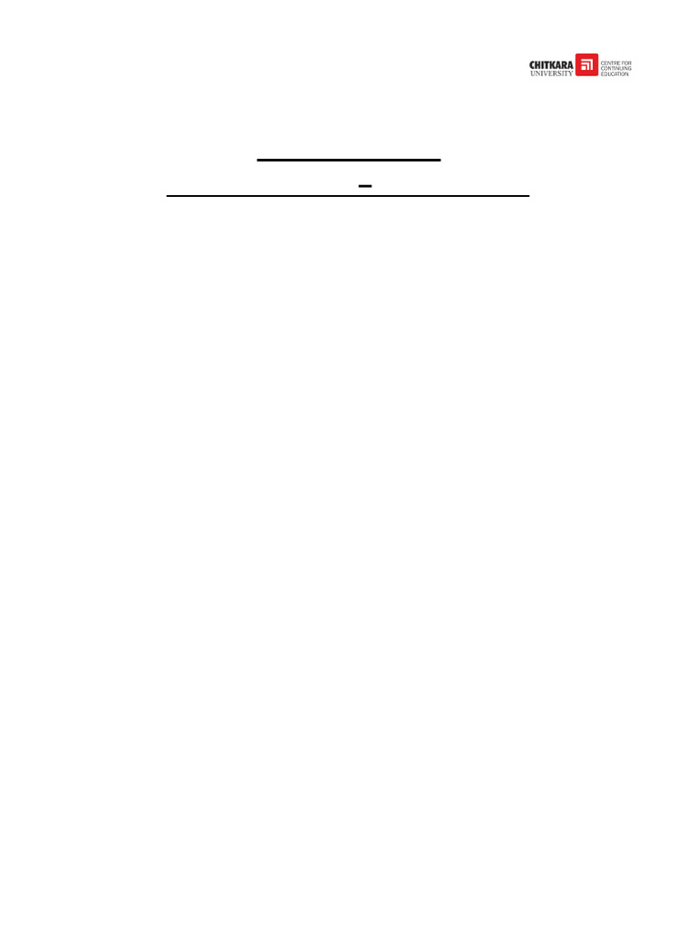 Learner guide chitkara university online lms pdf quiz learning