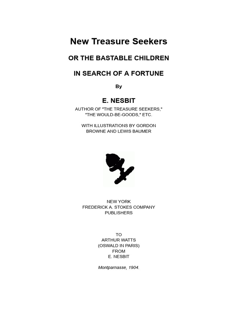 New Treasure Seekers: Bastable Adventures | PDF