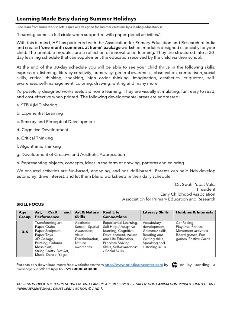 Worksheet 95 1 pdf thought learning