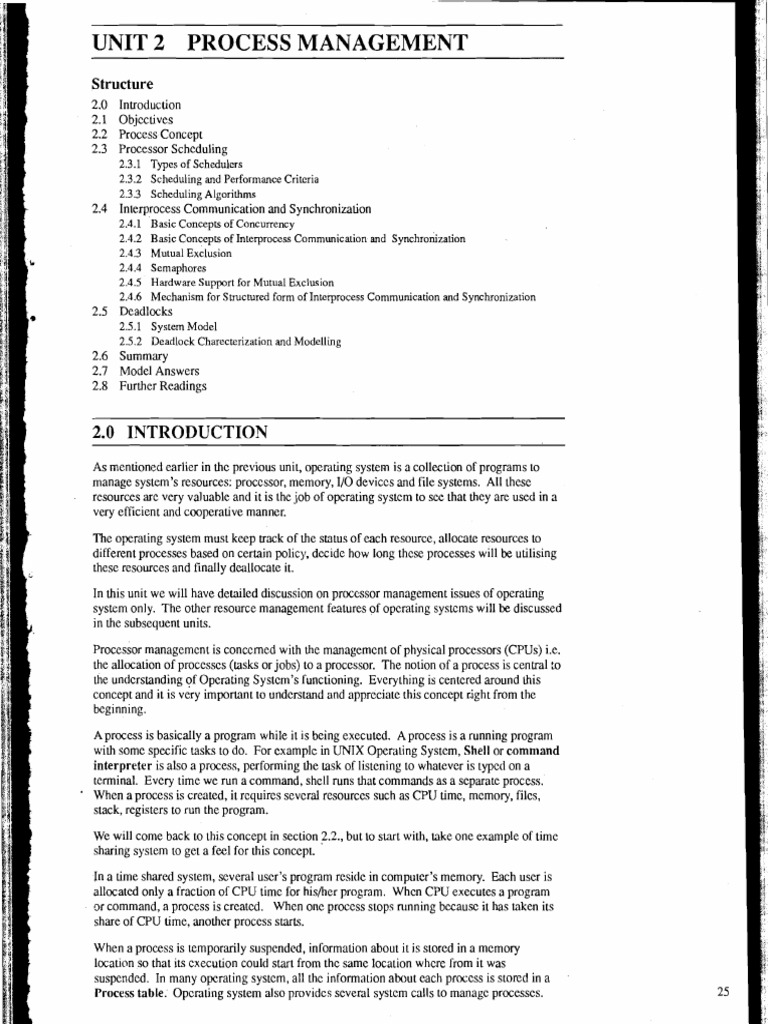 Process Management in Operating Systems | PDF | Scheduling (Computing ...