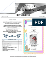 478 HR Co. Family Readiness Group: Newsletter