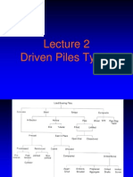 Driven Piles Types