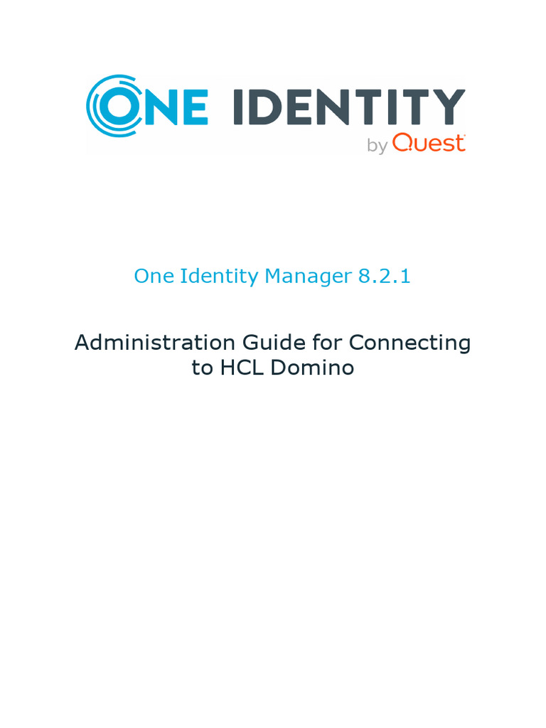 OneIM Domino Administration | PDF | Databases | Password