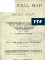 R. L. Farnsworth The REAL MAN Is A SPIRIT ONLY ST Paul Minn and Chicago 1876