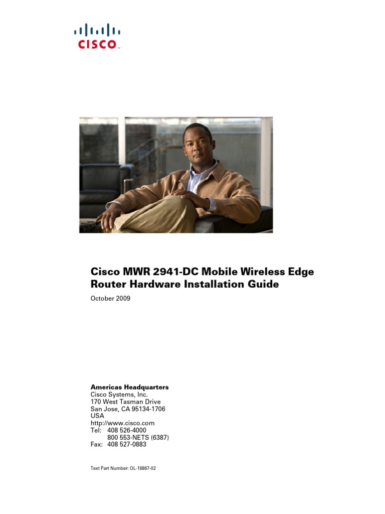 MWR 2941 Datasheet | PDF | Router (Computing) | Cisco Certifications