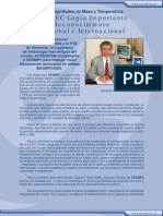 Informativo CESMEC N°9 (Acreditación INN y PTB Alemania)