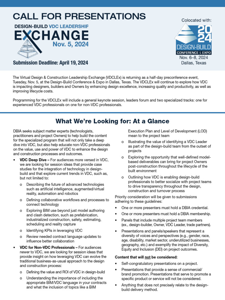 2024 VDCLEX CFP Submission Guidelines | PDF | Learning | Building ...