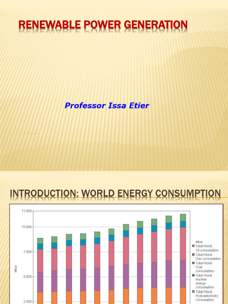 Global Renewable Energy Consumption Trends | PDF | Electricity ...