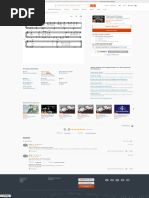 The Sound of Silence Sheet Music Simon & Garfun…