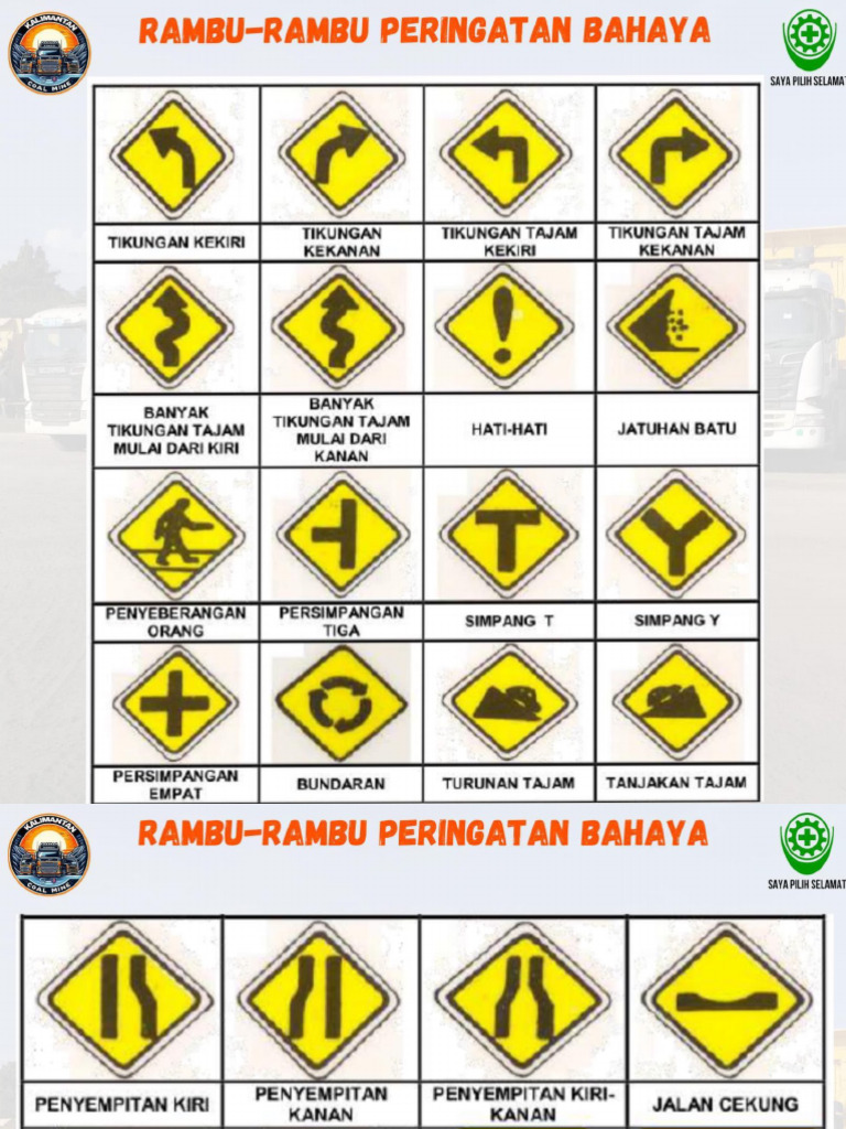 Rambu2 Pertambangan & Instrumen Panel Hino | PDF