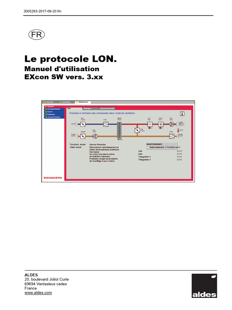 Manuel d'utilisation du protocole LON | PDF | Internet | Internet et Web