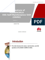 New Feature of M2000V2R10 - OSS Self-Maintenance Unit (OSMU) - 20100722-C-1.0