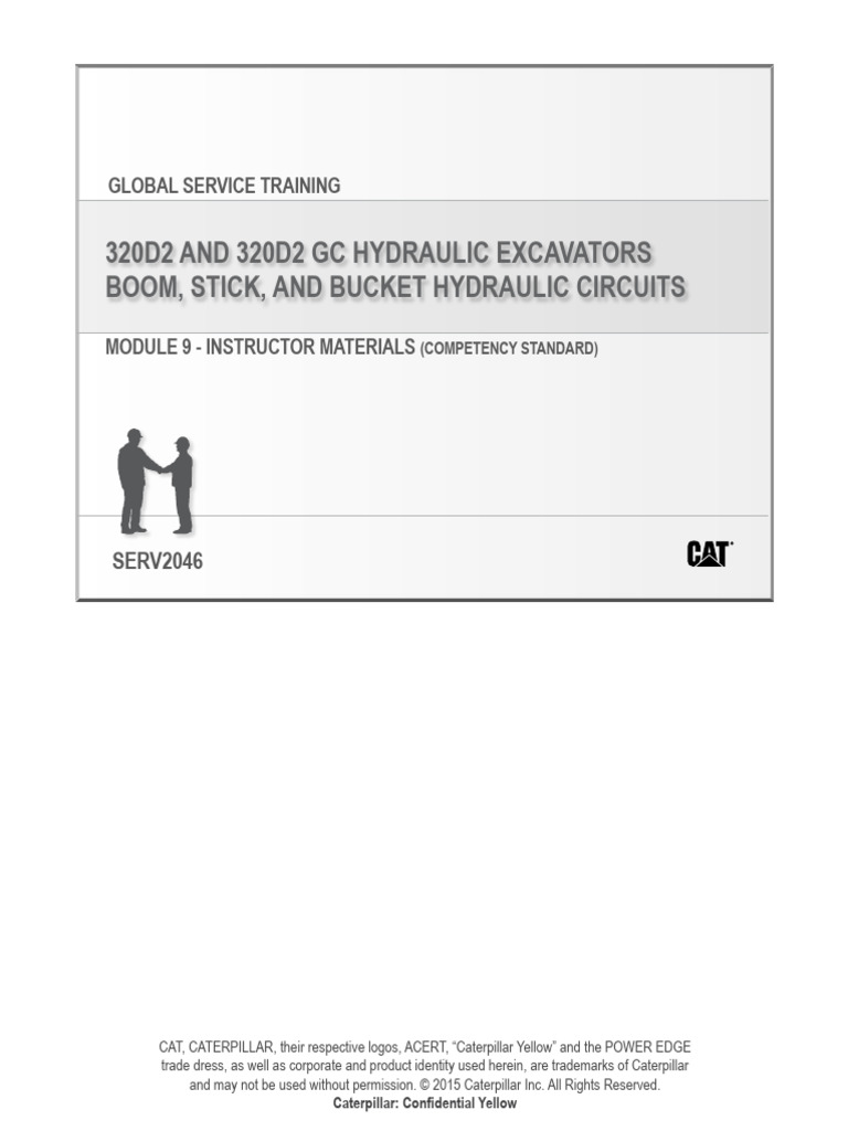Hydraulic Circuits for 320D2 Excavators | PDF | Valve | Lesson Plan