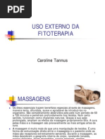 Uso Externo Da Fitoterapia - FITOTERAPIA - Caroline Tannus - UNIME