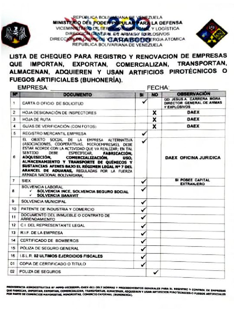 Guías de Verificación Daex | PDF