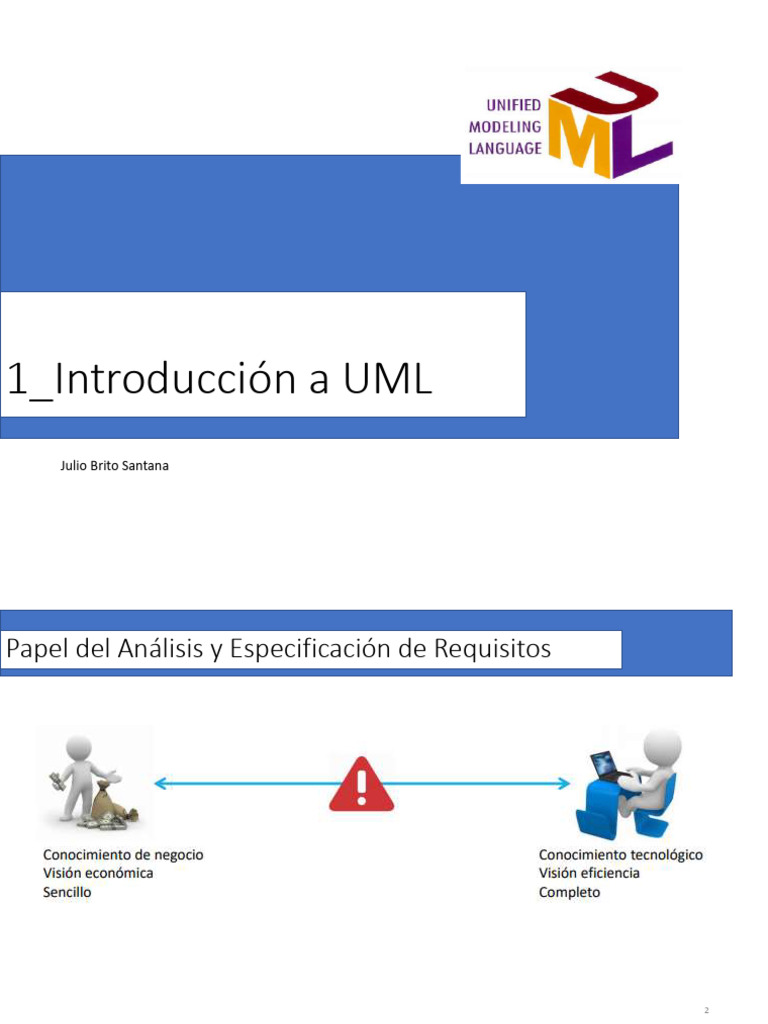 1 - IntroducciÃ N A UML | PDF | Lenguaje de modelado unificado | Software