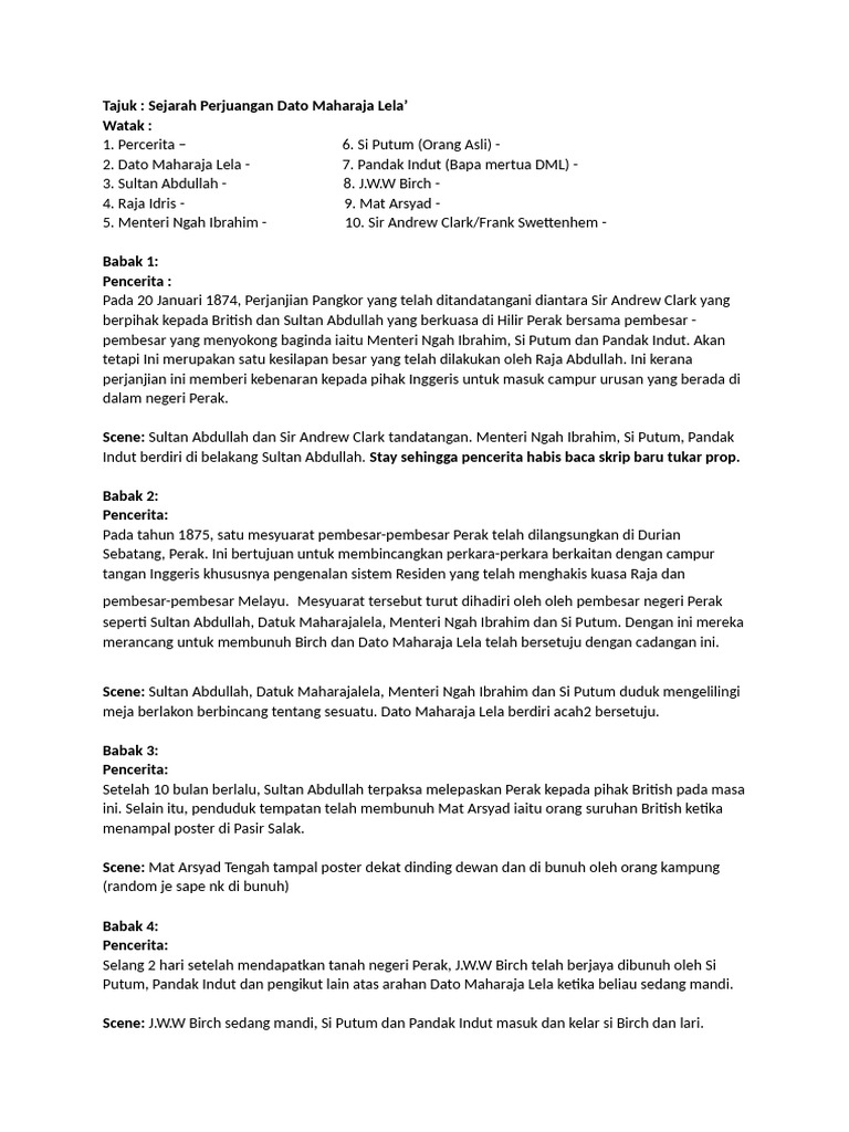 Skrip Pentomen 2.0 | PDF | Perjalanan