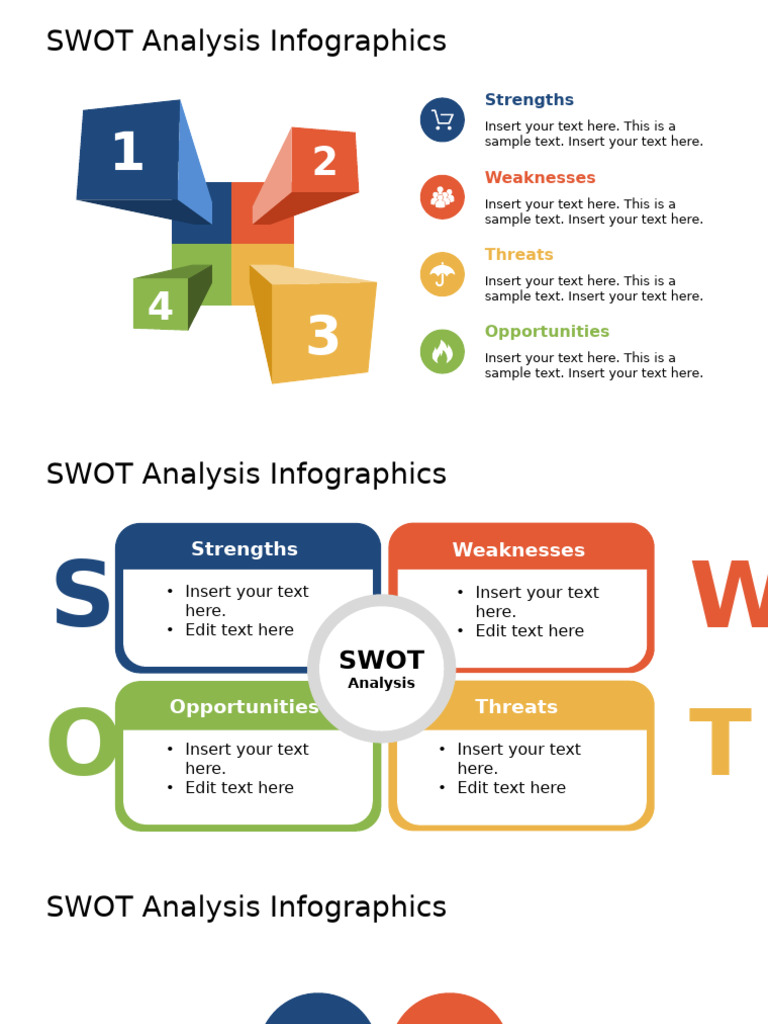 SWOT Analysis Infographics Guide | PDF | Swot Analysis | Planning