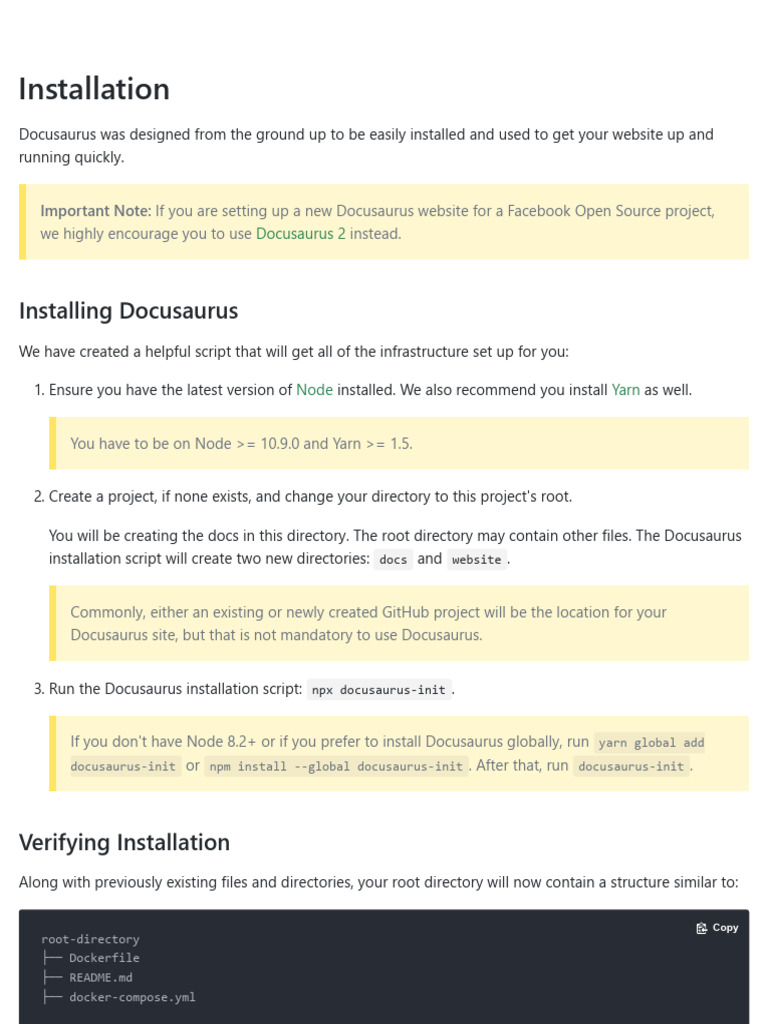 v1 Docusaurus | PDF | Websites | World Wide Web