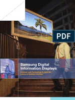 Samsung Digital Information Displays: Superior LCD Technology Is Ideal For Indoor or Outdoor Displays