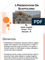 A Presentation On Scaffolding