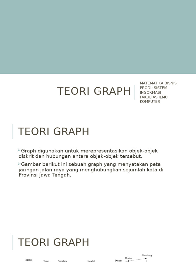 Teori Graph dan Jenis-Jenisnya | PDF
