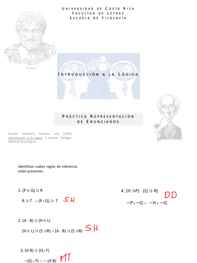 Reglas de Inferencia en Lógica Práctica | PDF | Inferencia | Metalogica