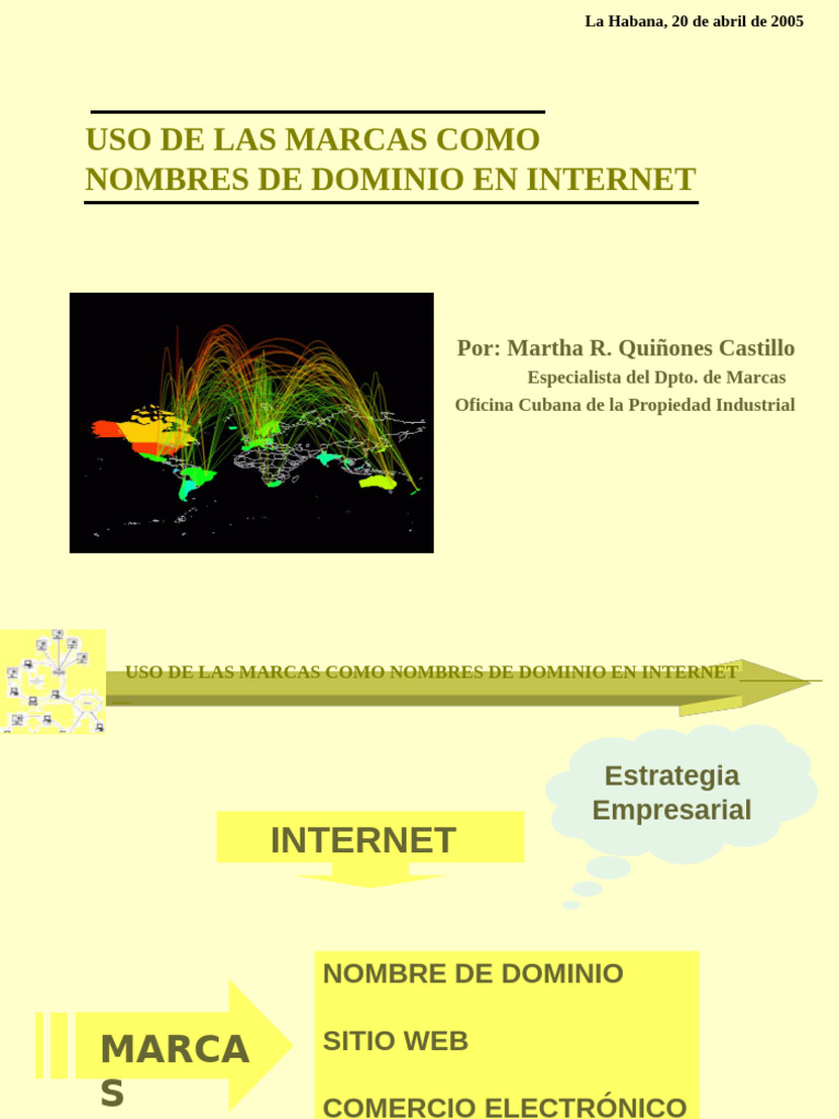 Uso de Las Marcas Como Nombres de Dominio en Internet | PDF | Nombre de ...