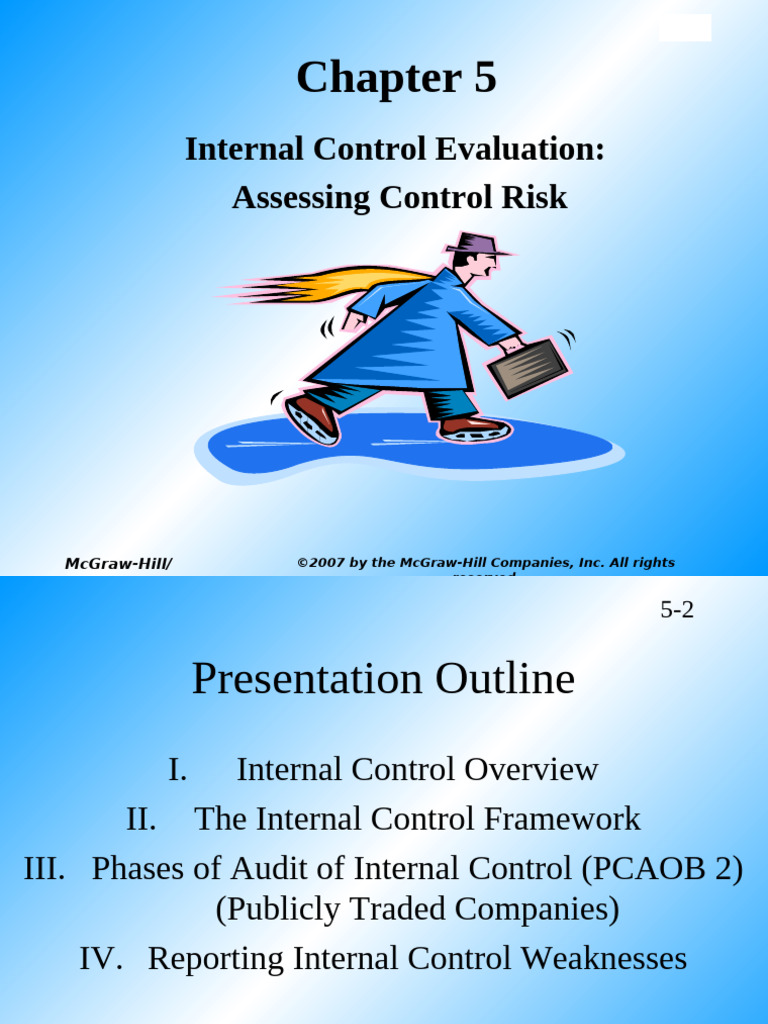 Internal Control Evaluation: Assessing Control Risk: Mcgraw-Hill/ Irwin ...