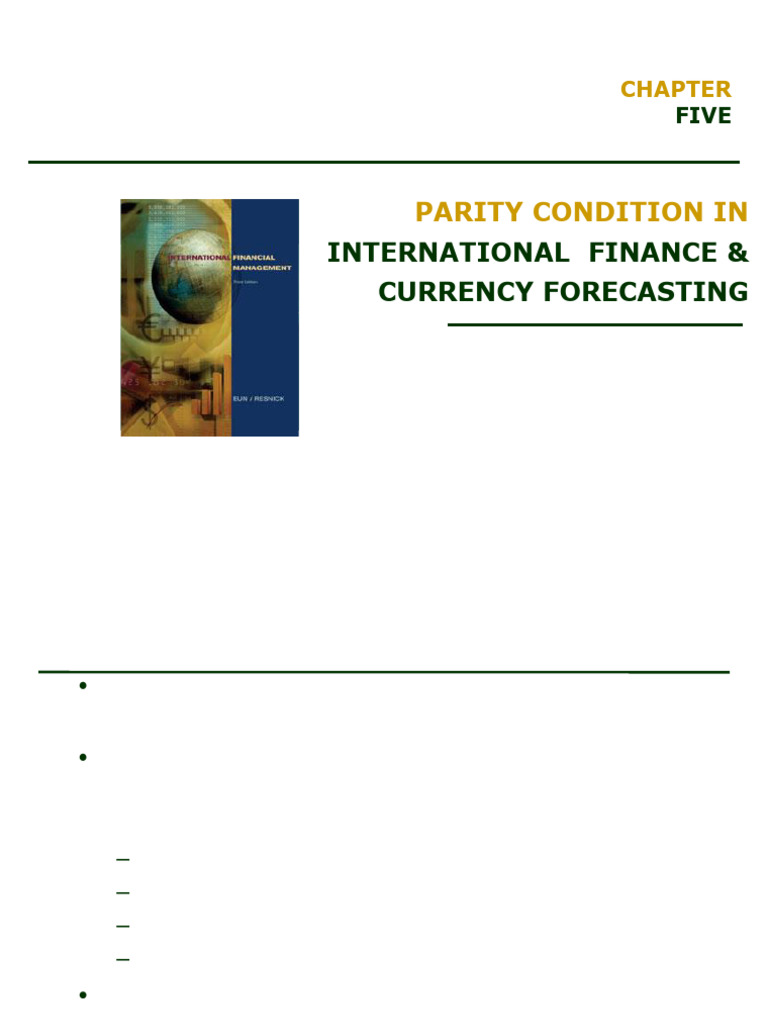 International Finance: Parity Conditions | PDF | Purchasing Power ...