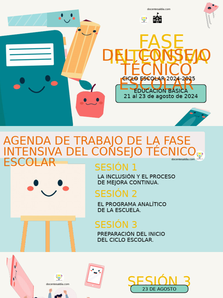 Fase Intensiva Del Consejo Tecnico Escolar Sesion 3 Pdf Escuelas