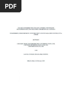 Contract Document without Exhibit B&E