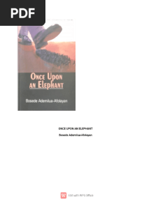 Once Upon An Elephant