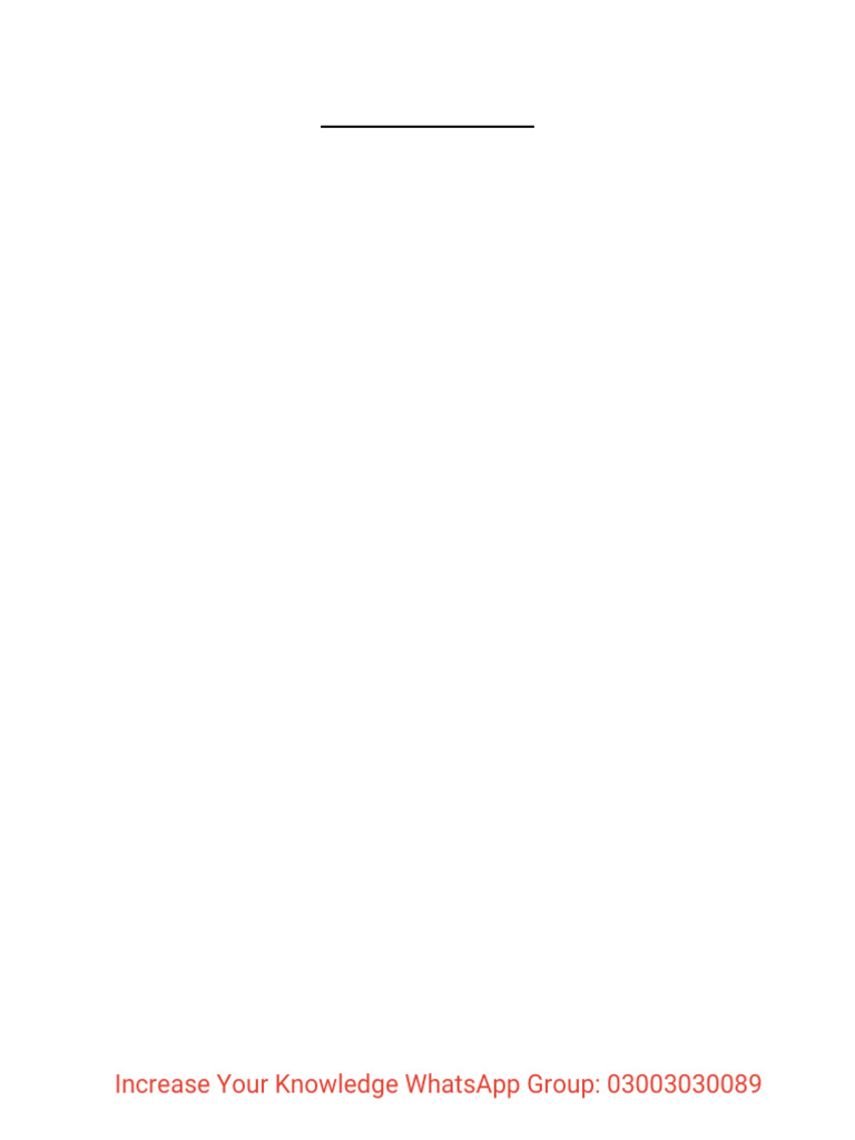 General Knowledge Pakistan Sample Answers Pdf Pakistan