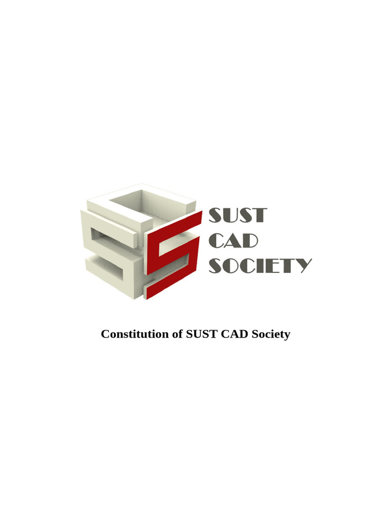 Constitution of SUST CAD Society | PDF | Computer Aided Design | Committee