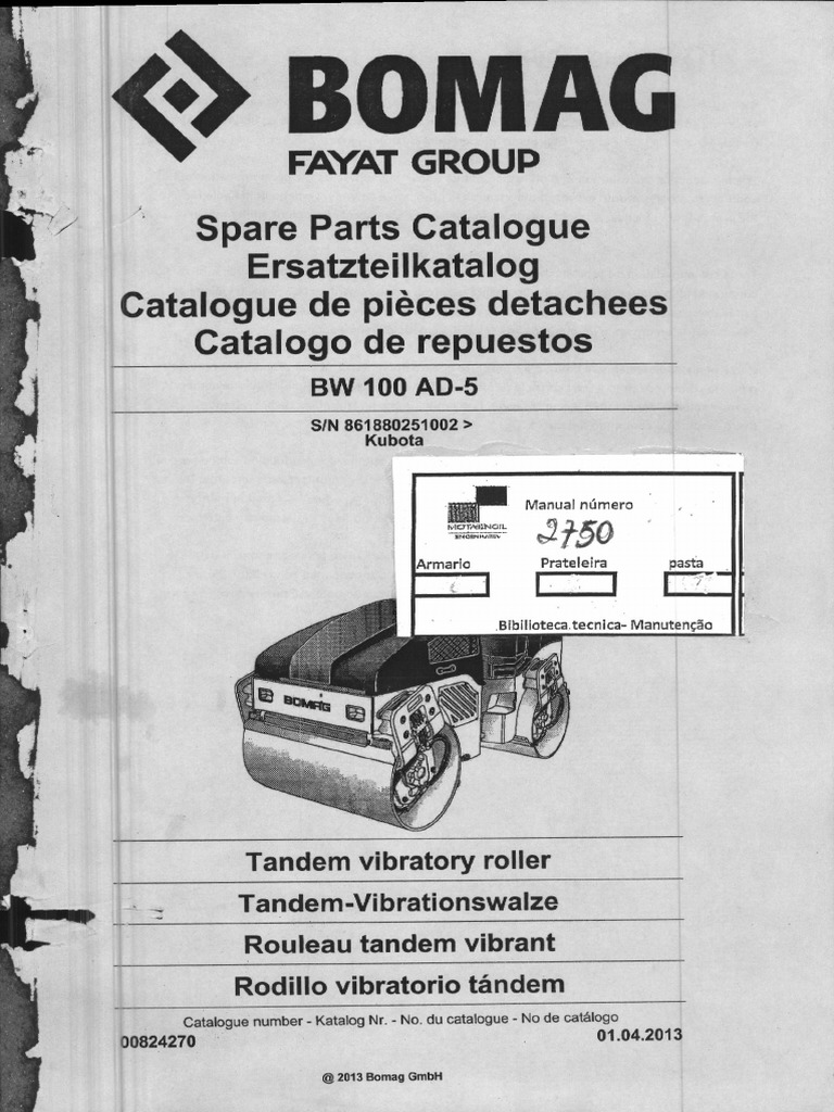 Bomag bw 100 ad 5 pdf mechanical engineering