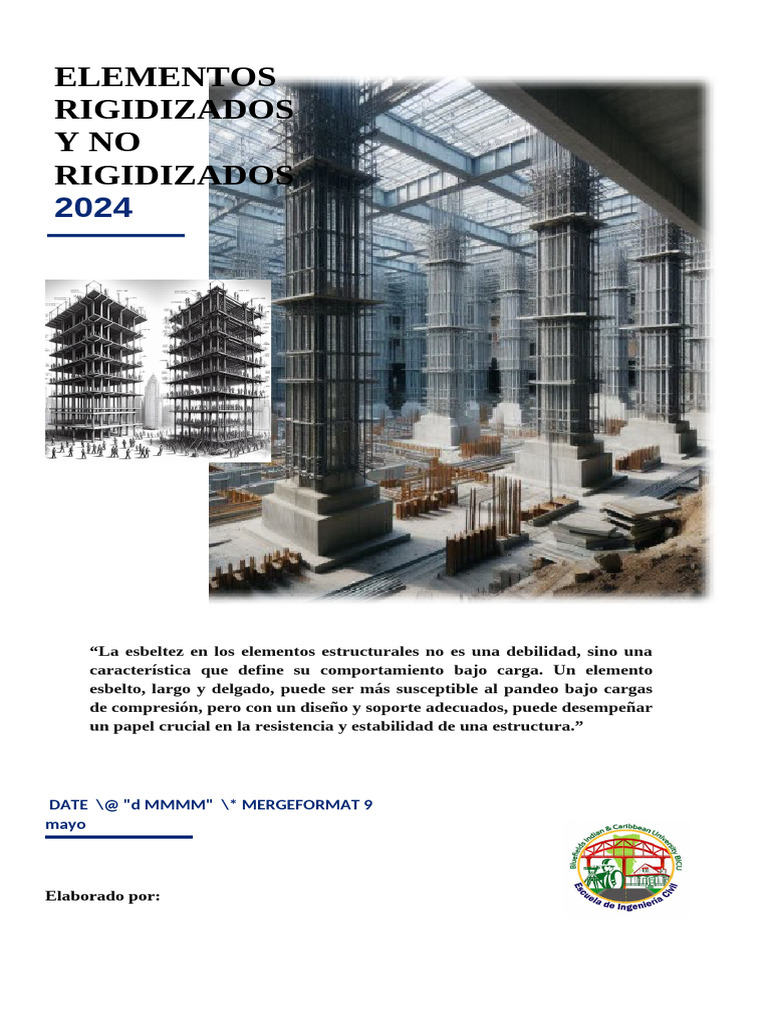 ACERO ELEMENTOS RIGIDIZADOS Y NO RIGIDIZADOS | PDF | Pandeo | Columna