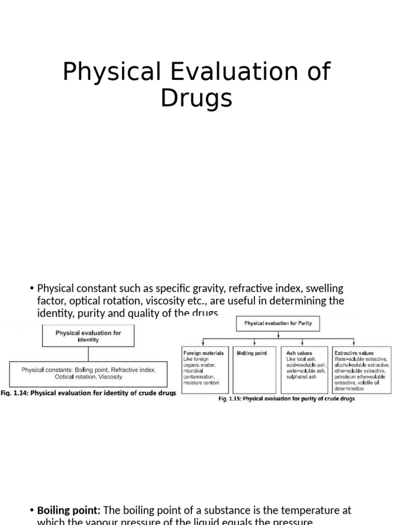 Physical Evaluation of Drug Properties | PDF | Viscosity | Solubility