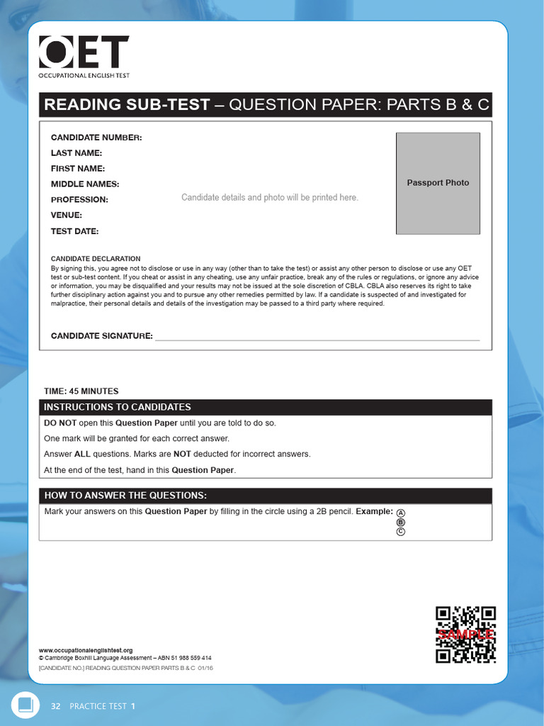 Reading B&C Sample 6 | PDF | Lung | Clinical Medicine