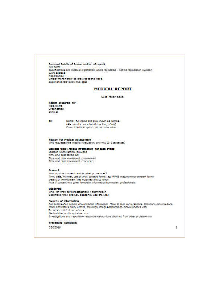 Medical Report 089327 | PDF