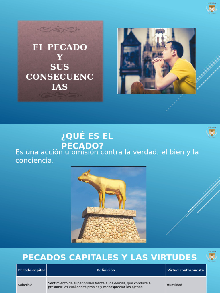 Clasificación y Consecuencias del Pecado | PDF | Pecado | Siete pecados ...