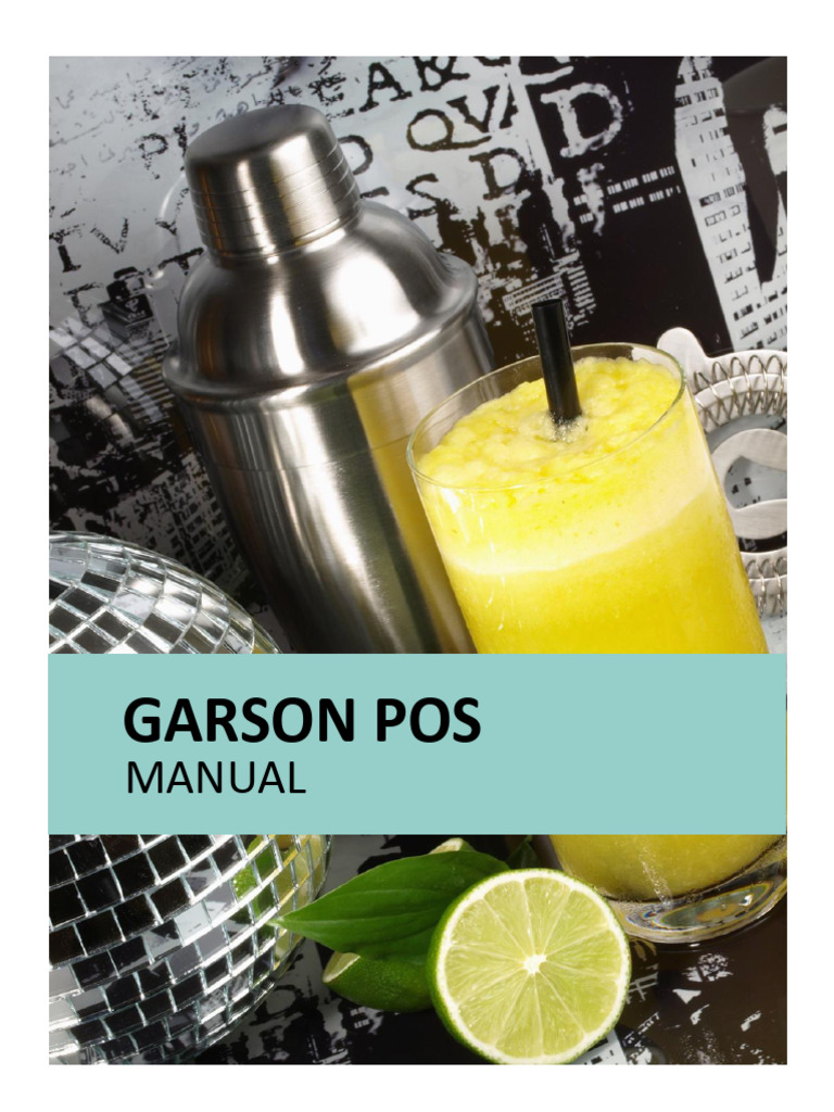 Garson POS User Manual | PDF | Point Of Sale | Receipt