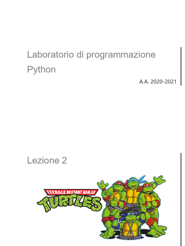 Lezione - 2 Slides | PDF
