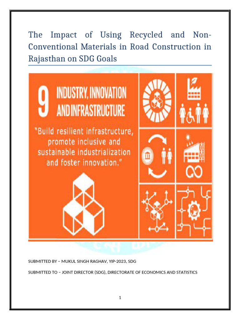 Utilization of Recycled and Non | PDF | Concrete | Road Surface